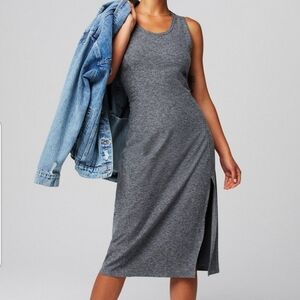 Fabletics Cloud Jersey Midi Dress XS